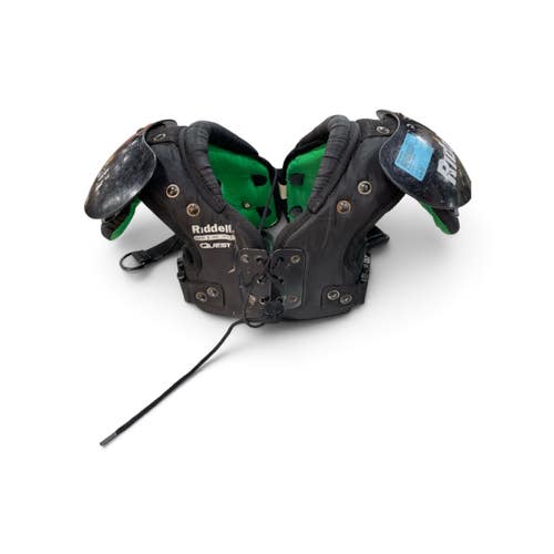 Used Riddell QUEST FB Shoulder Pads Black SM 11735-S000368903