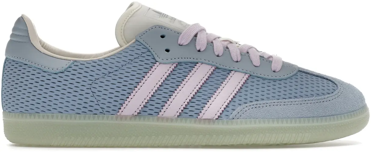 Size 7.5 - adidas Samba OG Tactile Blue Ice Lavender mens JI3178