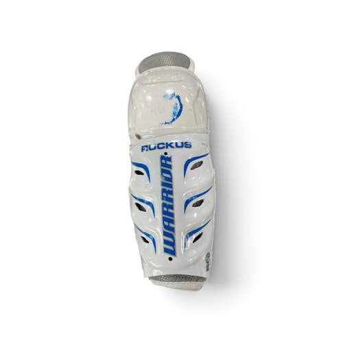 Used Warrior RUCKUS Junior Shin Guards White 7" 11735-S000367205