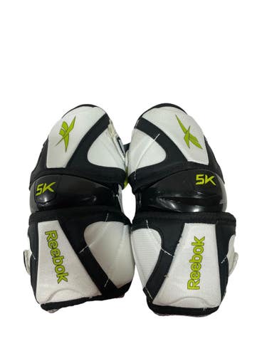 Used Reebok 5K Lacrosse Arm Pads/Guards Black And White LG 11735-S000363263