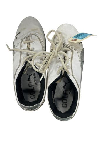Used Puma Mens Golf Shoes White Senior 7 11735-S000362662