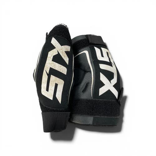 Used STX 50 Lacrosse Arm Pads/Guards Black MD 11735-S000361569