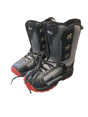Used 5150 5150 Boys Snowboard Boots Grey Junior 04 11735-S000355996