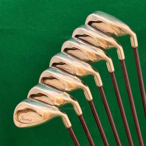 Lady Callaway Big Bertha Gems 4-10 Iron Set Factory Gems 65i Graphite Ladies