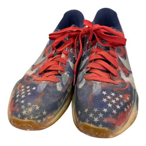 Used Nike Basketball Shoes Y White/Red/Navy Youth 07.0 11735-S000369665