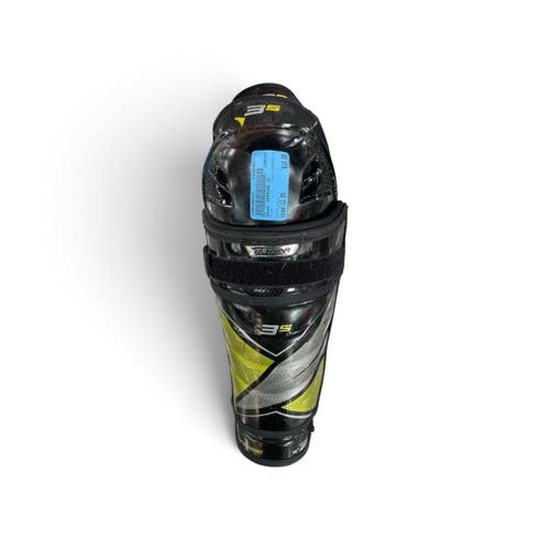 Used Bauer SUPREME 3S Junior Shin Guards Black 12" 11735-S000369591