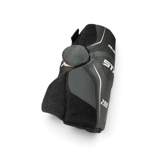 Used STX STALLION 200 Lacrosse Arm Pads/Guards Black XS 11735-S000368168