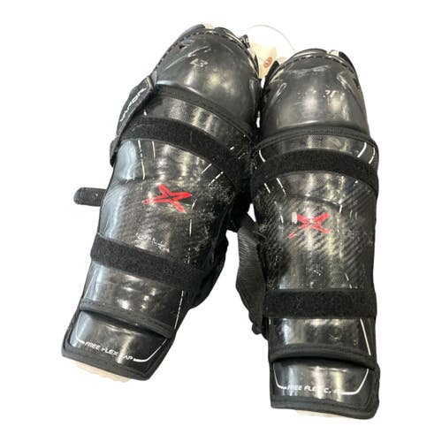 Used Bauer VAPORX Junior Shin Guards Black 12" 11735-S000365870