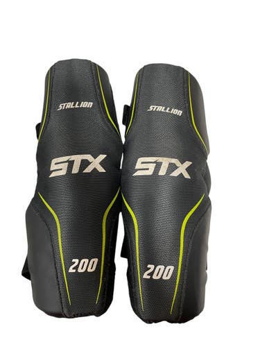 Used STX STALL Lacrosse Arm Pads/Guards Black MD 11735-S000362665