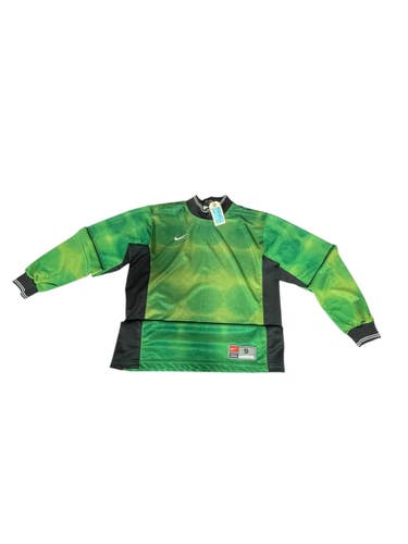 Used Nike NIKE SOCCER GOALIE SHIRT Soccer Goalie Top Adt Green SM 11735-S000366255