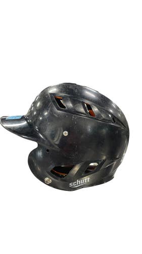 Used Schutt HELMET Batting Helmet No Mask Black MD 11735-S000360636