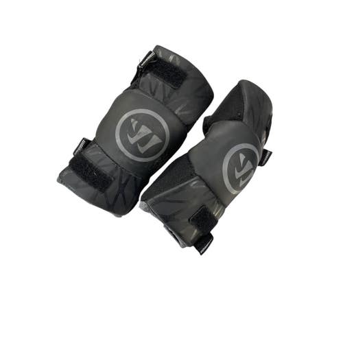 Used Warrior BURN NEXT Lacrosse Arm Pads/Guards Black MD 11735-S000360571