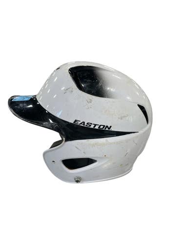 Used Easton 2 TONE 6 3/8 - 7 1/8 Batting Helmet No Mask Black And White SM 11735-S000360158