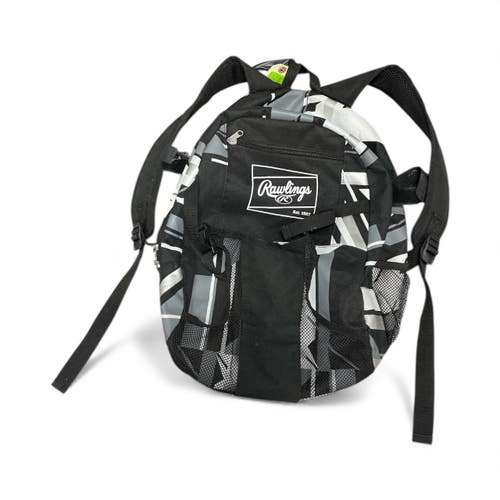 Used Rawlings BACKPACK BB/SB Player Backpack Navy Blue And Grey 11735-S000353997