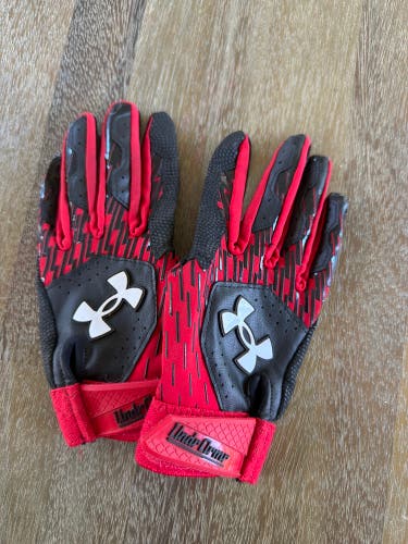 Small Under Armour youth Batting Gloves (Used)