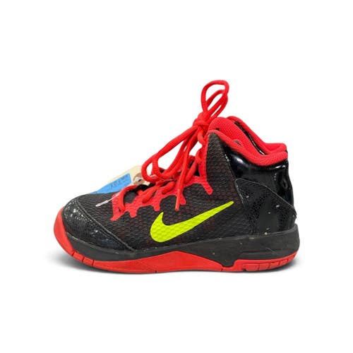 Used Nike Basketball Shoes Y Red And Black Youth 12.5 11735-S000369280