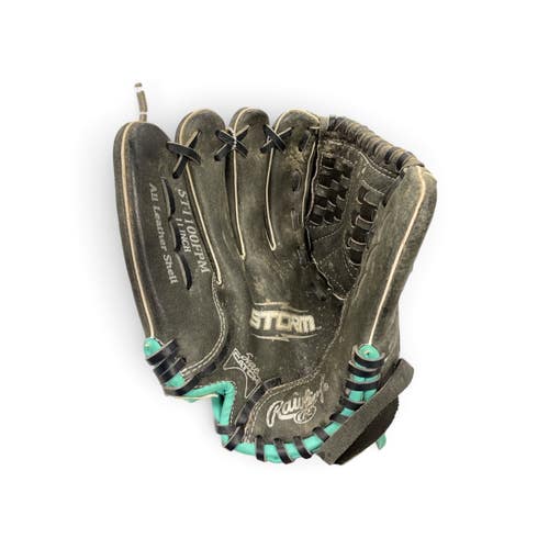 Used Rawlings STORM BB/SB Glove LH Throw Grey 11" 11735-S000369222