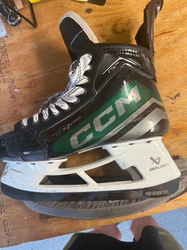 Green CCM JetSpeed FT6 Pro Hockey Skates Regular Width Pro Stock 8