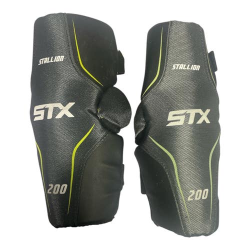Used STX STALLION 200 Lacrosse Arm Pads/Guards Grey SM 11735-S000365197