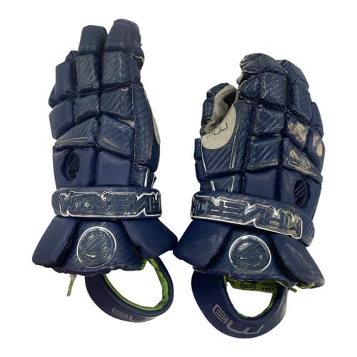 Used Maverik M3 Lacrosse Gloves Mens Navy Blue 10 1/2" 11735-S000365719