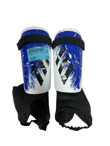 Used Adidas Soccer Shin Guards Junior Royal Blue MD 11735-S000364742