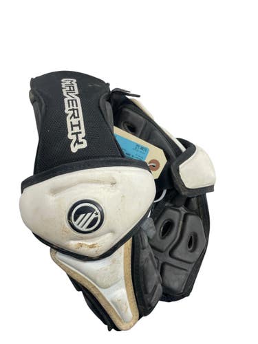 Used Maverik ARM PADS ELBOW Lacrosse Arm Pads/Guards Black LG 11735-S000362142