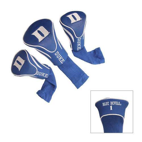 Team Golf Contour Golf Club Headcovers 3pk (Duke Bluedevils) NCAA NEW