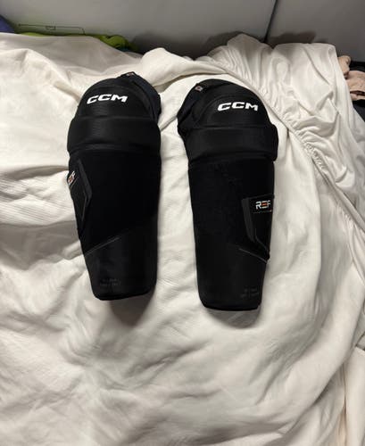 Senior CCM Referee 14" Shin Pads (Used)