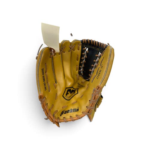 Used Franklin 22603L-12 BB/SB Glove LH Throw Tan 12" 11735-S000368578