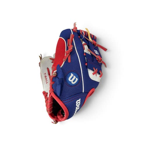 Used Wilson A200 BB/SB Glove T-ball Royal Blue 10" 11735-S000368028
