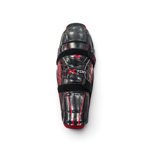 Used Bauer VAPOR X700 Junior Shin Guards Black 12" 11735-S000367930