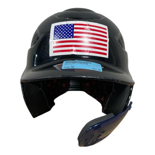 Used Rawlings CFBHN-R2 Batting Helmet No Mask Black MD 11735-S000365442