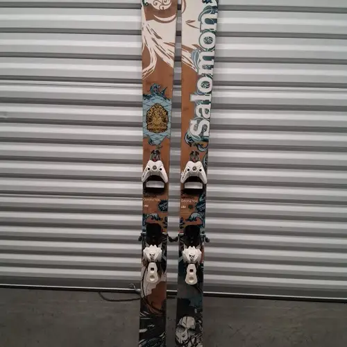 SALOMON GEISHA all mountain SKIS 164 CM WITH SALOMON STH 12 BINDINGS