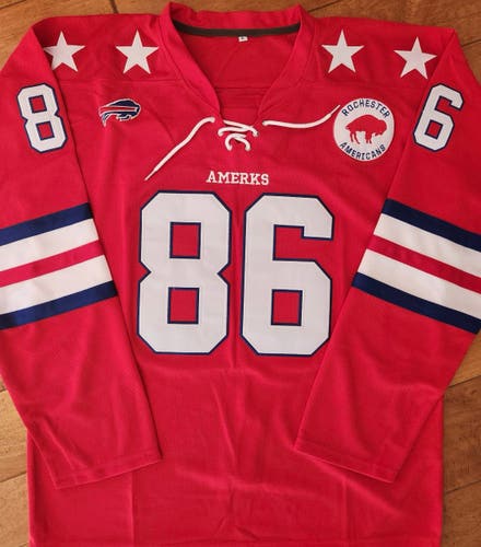 Rochester Americans Buffalo Bills Hockey Jersey Dalton Kincaid