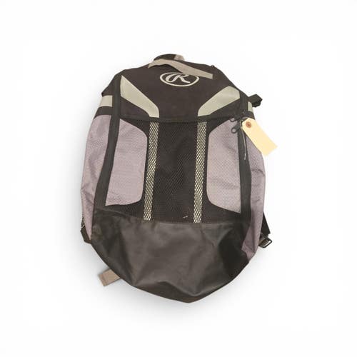 Used Rawlings BACKPACK BB/SB Player Backpack Black 11735-S000363252