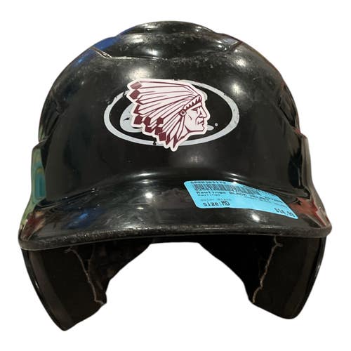 Used Rawlings BLACK HELMET Batting Helmet No Mask Black MD 11735-S000363179