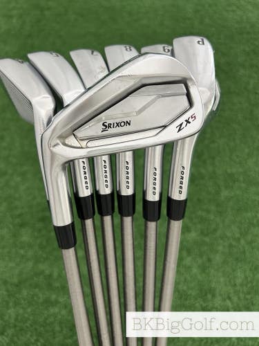 LH Srixon ZX5 Forged Iron Set 4-P / SteelFiber i95 Regular Graphite