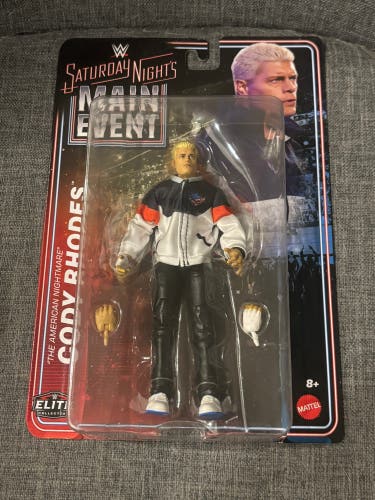 Cody Rhodes WWE Saturday Night’s Main Event Series 2 Action Figure Brand New