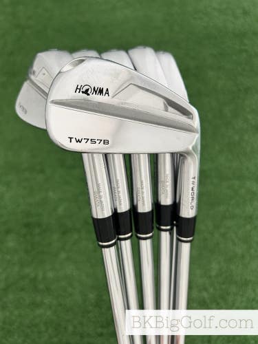 Honma Tour World TW757B Iron Set 5-P / Dynamic Gold S200 Stiff