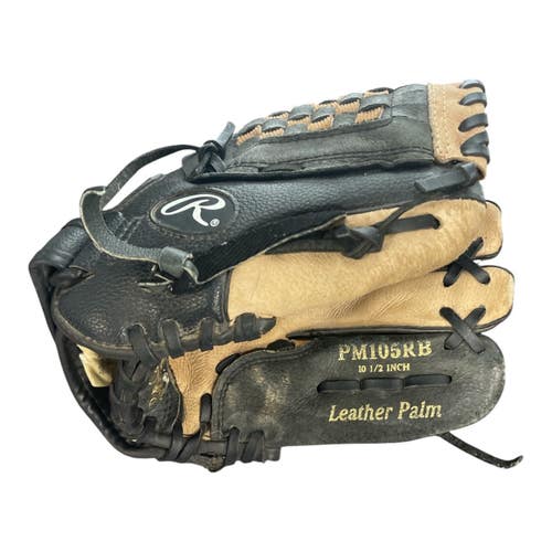 Used Rawlings PM105RB BB/SB Glove RH Throw Brown 10 1/2" 11735-S000365904