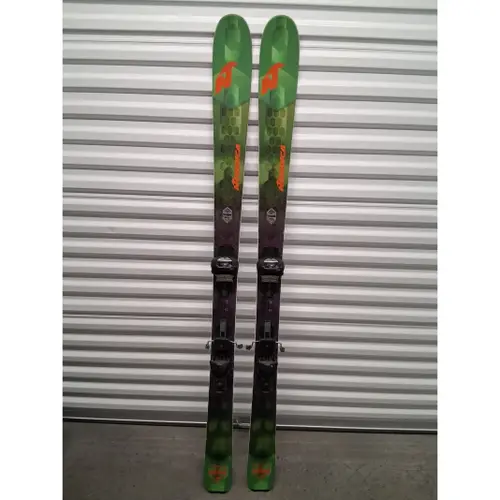 Nordica Navigator 90 Skis 172cm Green Orange Tyrolia Attack 13 Bindings All Mtn