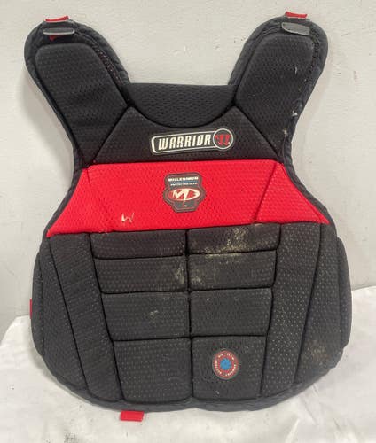 Used Warrior MILLENIUM Catchers Chest Protector Black And Red Youth 11735-S000347119