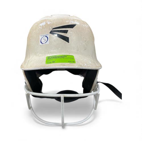 Used Easton Batting Helmet w/Mask White SM 11735-S000347061