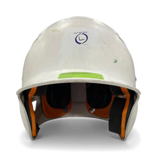 Used Schutt HELMET Batting Helmet No Mask White LG 11735-S000346092