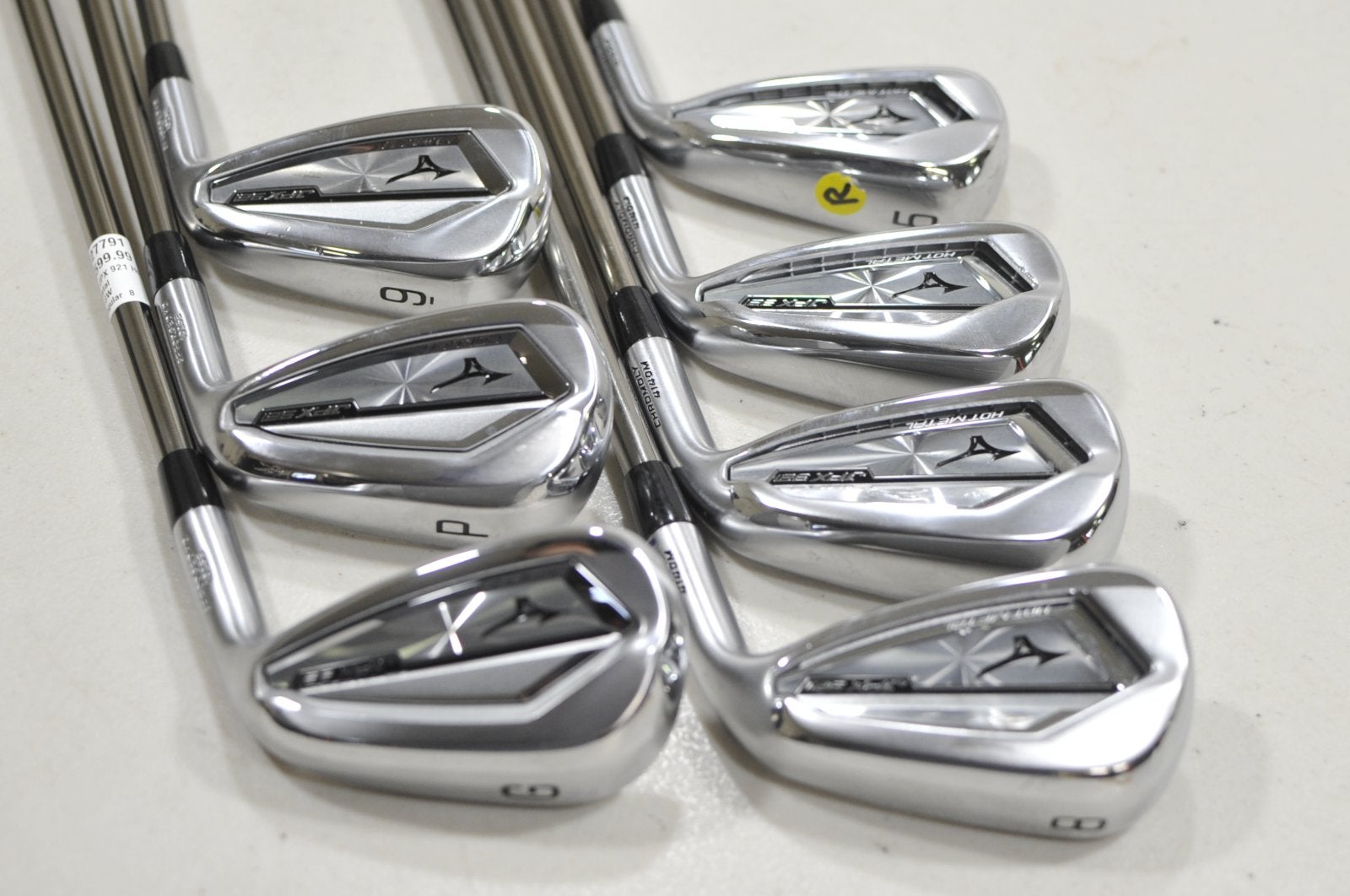銀杯3点セット　共箱 Mizuno JPX 921 Hot Metal 5-PW,GW Iron Set Regular Flex Recoil