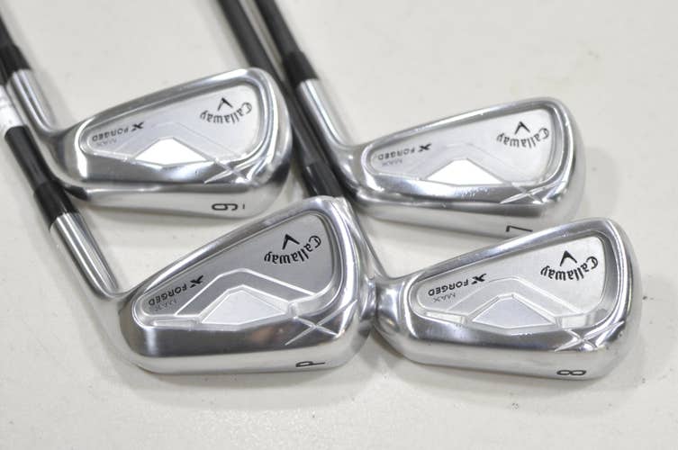 Callaway X Forged Max 25 7-PW Iron Set Senior Flex RH Vanquish Graphite # 213187