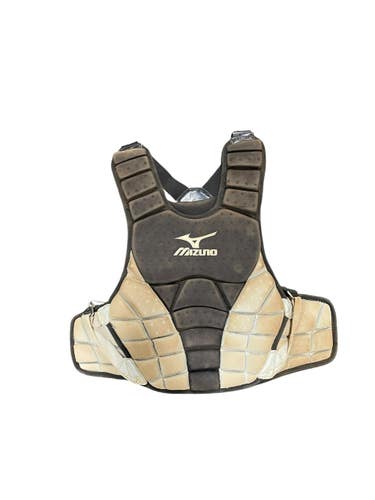 Used Mizuno CHEST Catchers Chest Protector Black Youth 11735-S000362803