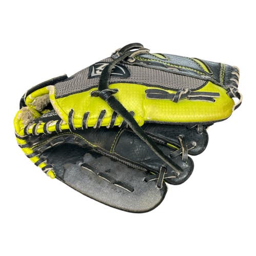 Used Louisville Slugger EZ LOCK BB/SB Glove RH Throw Black 11" 11735-S000369876