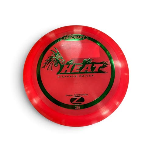 Used Discraft HEAT Disc Golf Driver Red 11735-S000369545
