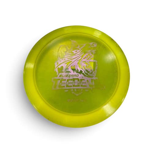 Used Innova BLIZZARD CHAMPION TEEDEVIL Disc Golf Driver Yellow 11735-S000369380